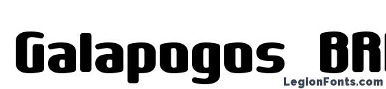 Galapogos BRK font, free Galapogos BRK font, preview Galapogos BRK font