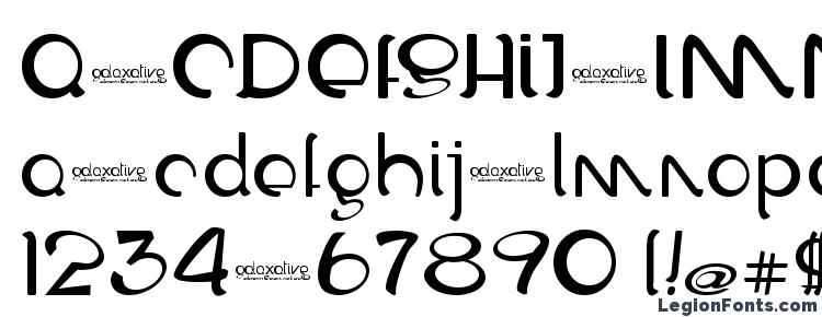 glyphs Galaxative font, сharacters Galaxative font, symbols Galaxative font, character map Galaxative font, preview Galaxative font, abc Galaxative font, Galaxative font