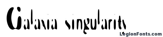 Galaxia singularity font, free Galaxia singularity font, preview Galaxia singularity font