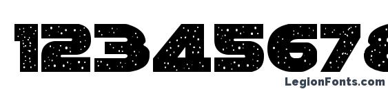 Galaxy 1 Condensed Font, Number Fonts