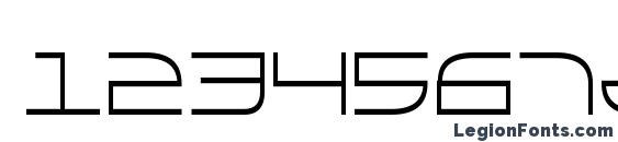 Galga Condensed Font, Number Fonts