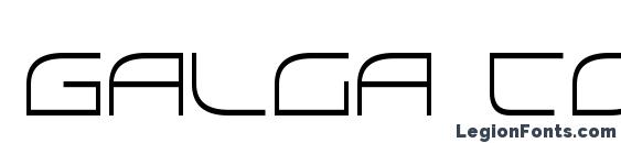 Galga Condensed Font