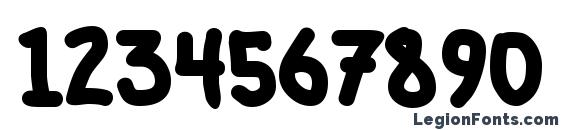 Galla Bold Font, Number Fonts