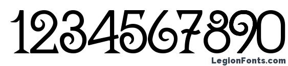 GALLAECIA Normal Font, Number Fonts