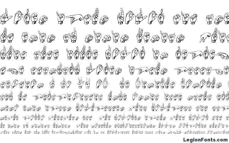 specimens Gallaude font, sample Gallaude font, an example of writing Gallaude font, review Gallaude font, preview Gallaude font, Gallaude font