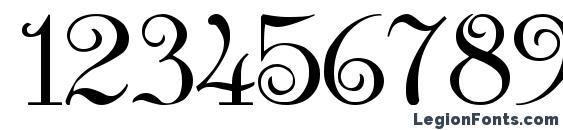 Galleon Font, Number Fonts