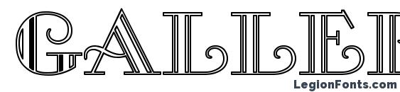 шрифт Galleria ho, бесплатный шрифт Galleria ho, предварительный просмотр шрифта Galleria ho