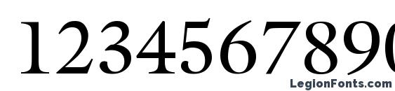 Gallery Font, Number Fonts