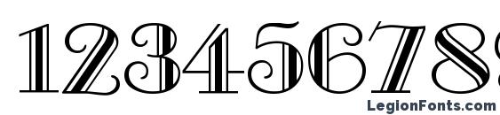 Gallia Font, Number Fonts