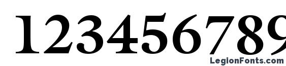 Galliard Bold BT Font, Number Fonts