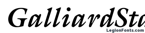 GalliardStd BoldItalic font, free GalliardStd BoldItalic font, preview GalliardStd BoldItalic font