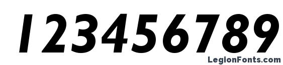 Galsc bolditalic Font, Number Fonts