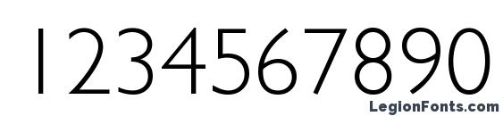 GalsLight Font, Number Fonts