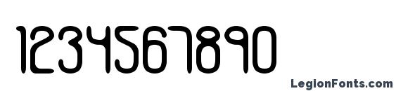 Galvanize BRK Font, Number Fonts