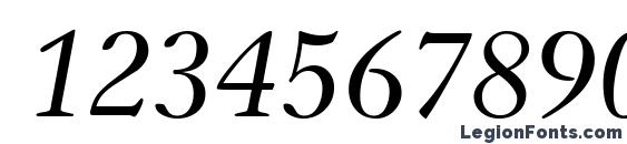 Шрифт Game italic, Шрифты для цифр и чисел