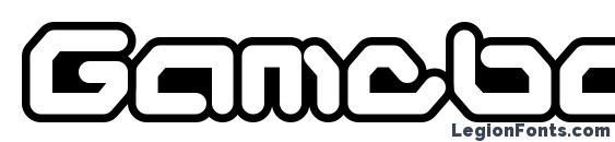 Gameboy gamegirl Font