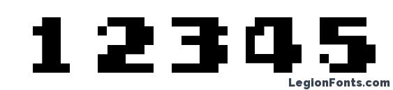 Gamegirl classic Font, Number Fonts
