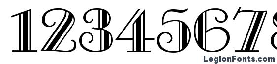 GANESA Regular Font, Number Fonts