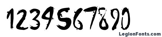 Gantz font Font, Number Fonts