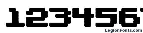 Gaposis solid (brk) Font, Number Fonts