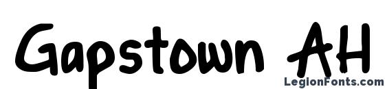 Gapstown AH Bold Font, Free Fonts