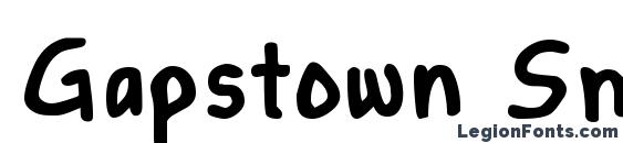 Gapstown Small AH Bold Font
