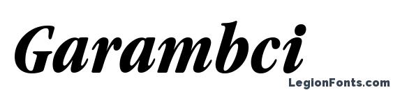 Garambci Font