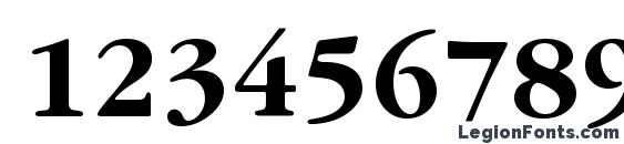 Garamdb Font, Number Fonts