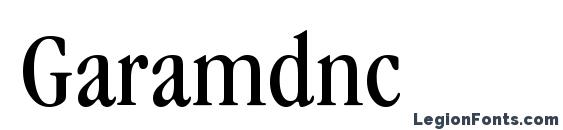шрифт Garamdnc, бесплатный шрифт Garamdnc, предварительный просмотр шрифта Garamdnc