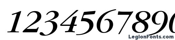 Garamdni Font, Number Fonts