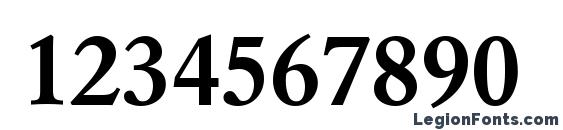 Garamond A.Z PS Bold Font, Number Fonts