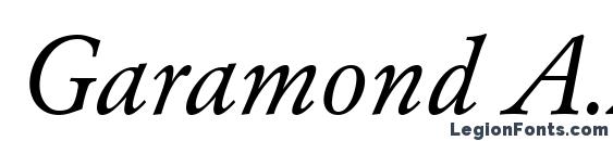 Garamond A.Z PS Normal Italic Font