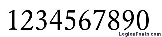 Garamond A.Z PS Normal Font, Number Fonts