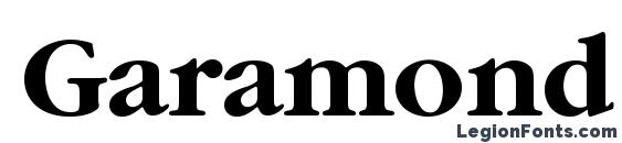 Garamond Bold Bold Font