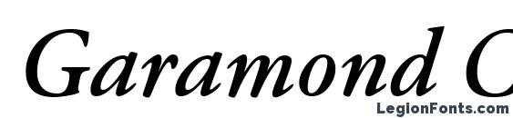 Garamond Classico BoldItalic Font