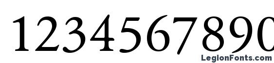Шрифт Garamond Classico, Шрифты для цифр и чисел