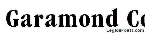 шрифт Garamond Condenced Bold, бесплатный шрифт Garamond Condenced Bold, предварительный просмотр шрифта Garamond Condenced Bold