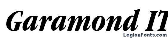 Garamond ITC Bold Condensed Italic BT Font