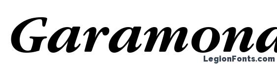 Шрифт Garamond ITC Bold Italic BT