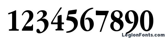 Garamond Narrow Bold.001.022 Font, Number Fonts