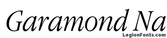 Garamond Narrow Italic.001.022 Font