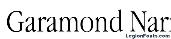 Garamond Narrow font, free Garamond Narrow font, preview Garamond Narrow font