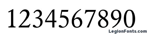 Garamond Normal Font, Number Fonts