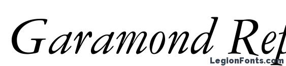 Garamond Reprise SSi Italic font, free Garamond Reprise SSi Italic font, preview Garamond Reprise SSi Italic font