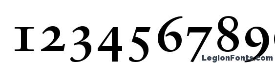 Garamond Retrospective OS SSi Bold Font, Number Fonts