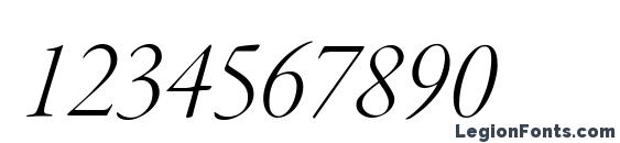 Garamond Swash Italic Font, Number Fonts