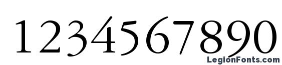 Garamond Three LT Font, Number Fonts