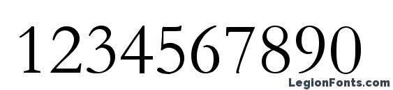 Garamond Font, Number Fonts