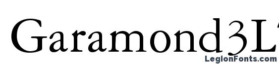 шрифт Garamond3LTStd, бесплатный шрифт Garamond3LTStd, предварительный просмотр шрифта Garamond3LTStd