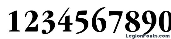 Garamondblackcondssk Font, Number Fonts